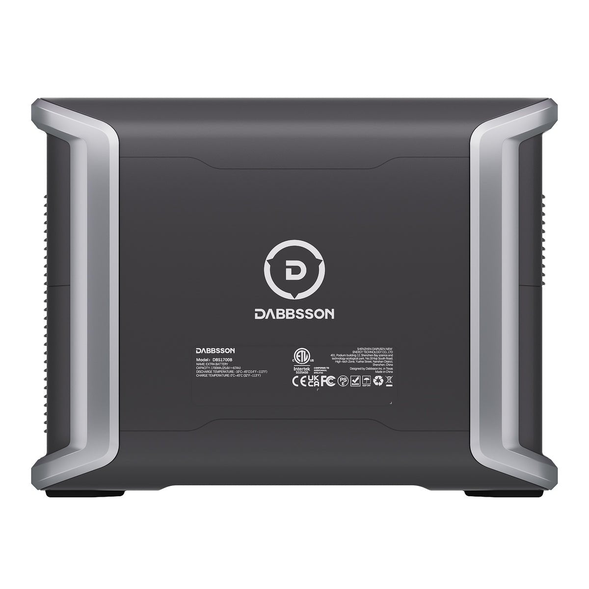 Dabbsson DBS1700B Expandable Battery | 1,700Wh(Only works with DBS1300 )