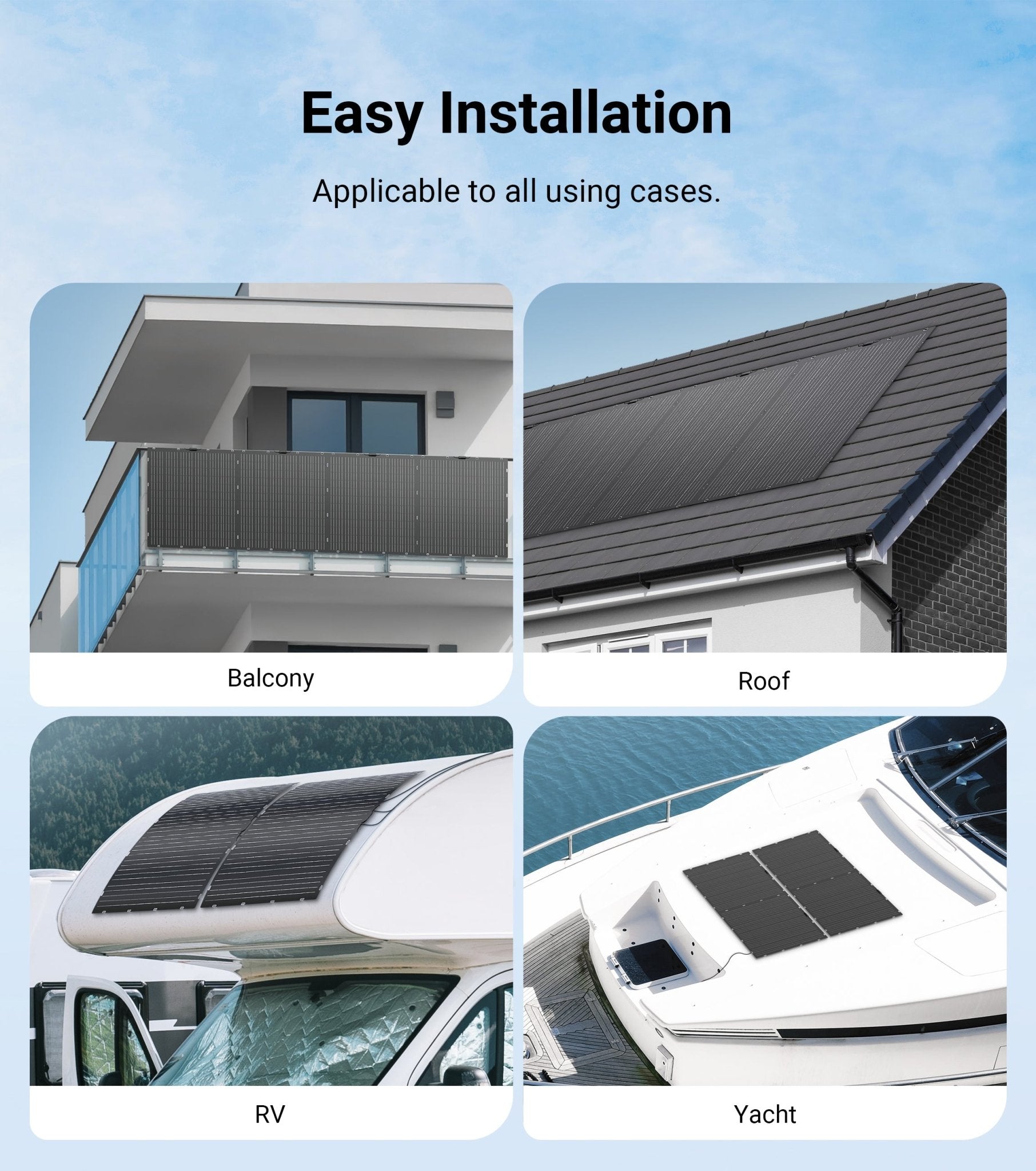 Dabbsson 200W Flexible Solar Panel