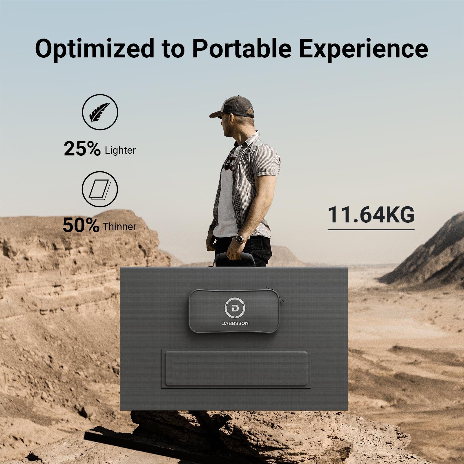 Dabbsson 420W Portable Solar Panel