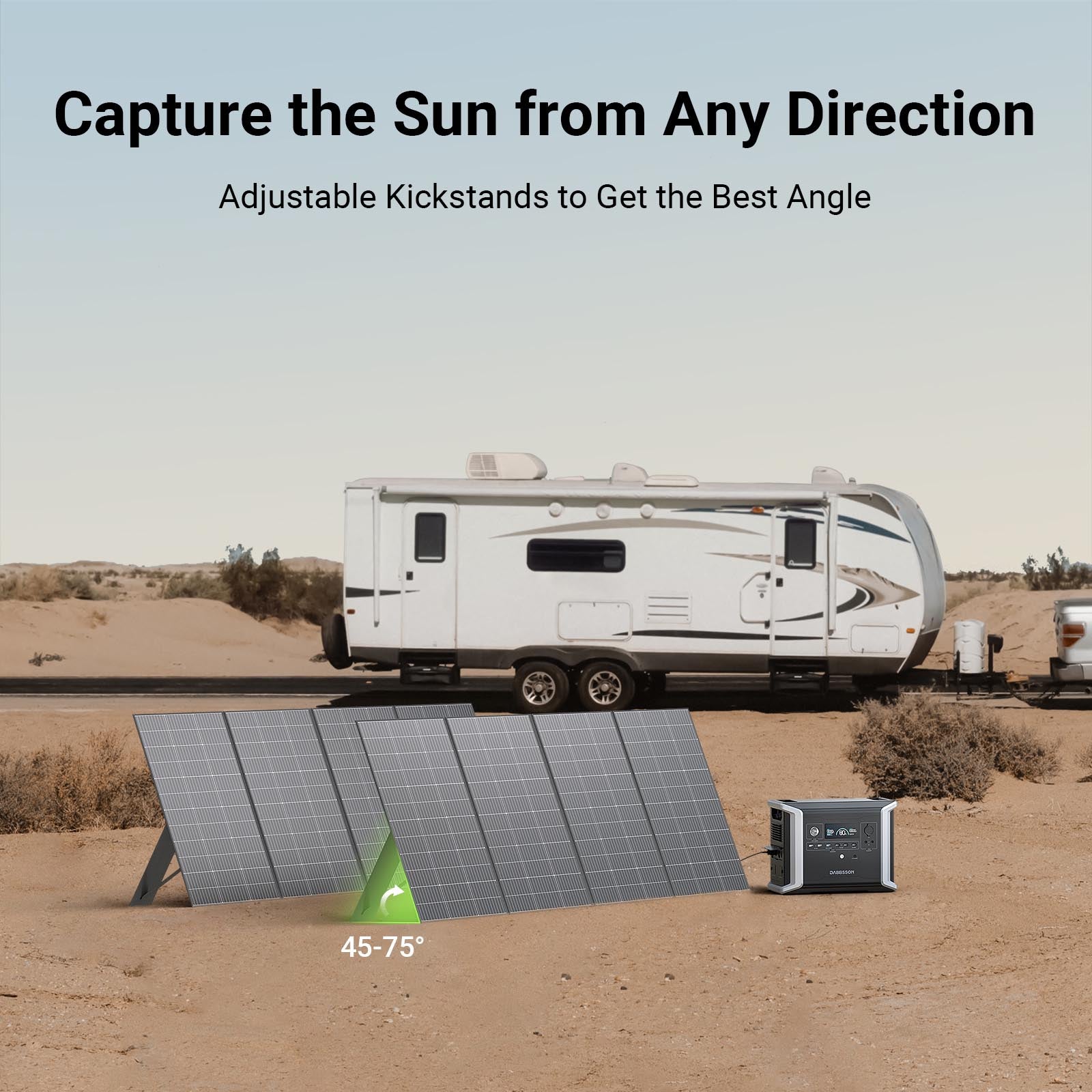 Dabbsson 420W Portable Solar Panel