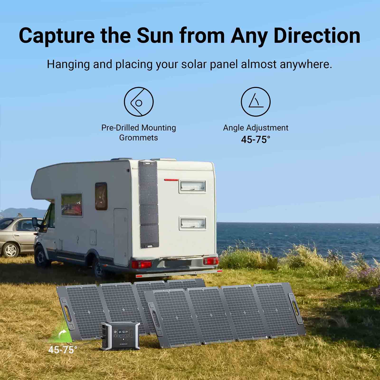 Dabbsson 120W Portable Solar Panel