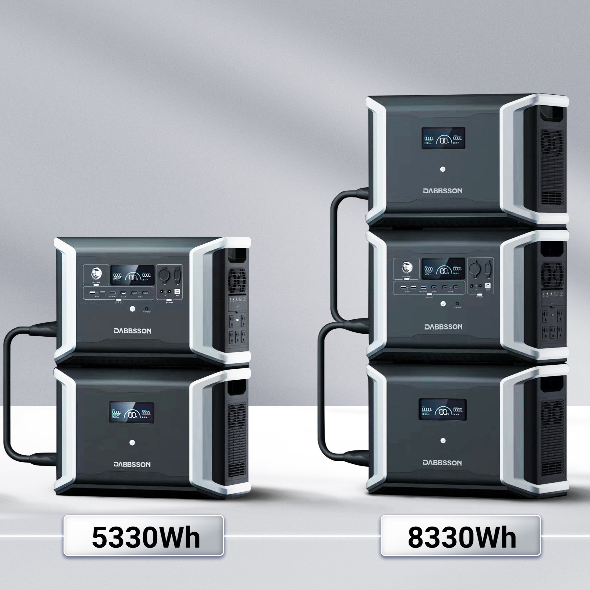 Dabbsson DBS3000B Expandable Battery | 3,000Wh(Only works with DBS2300 )