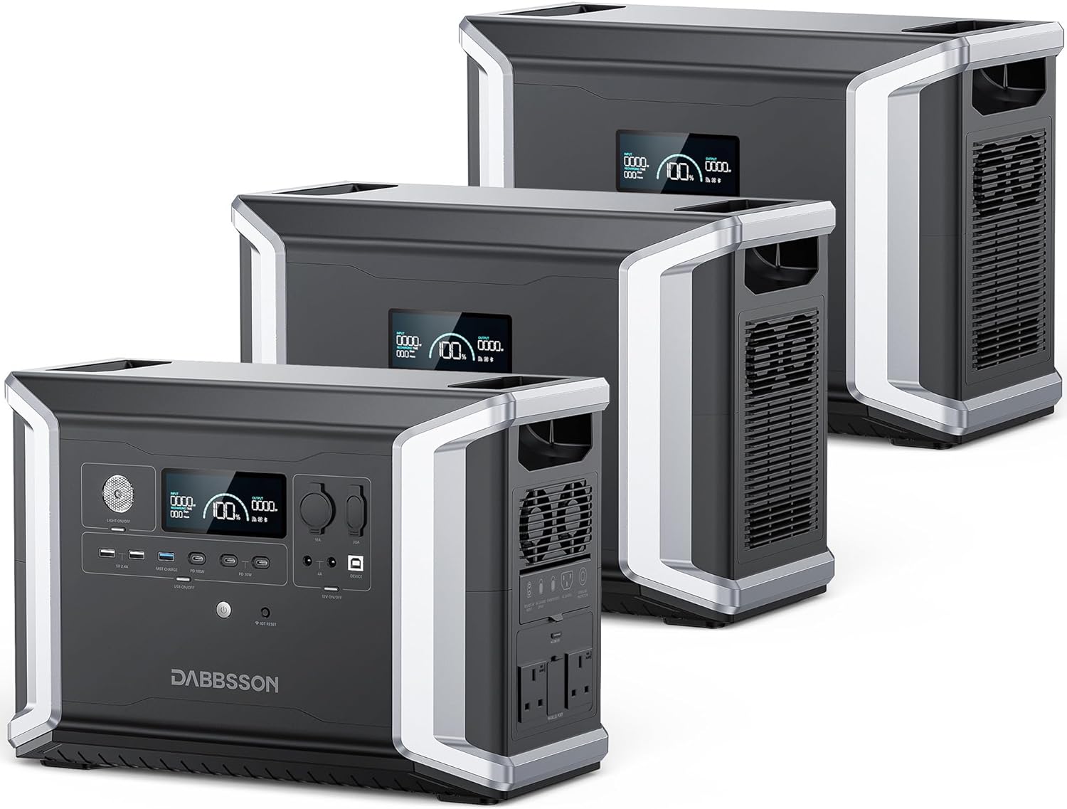 Dabbsson DBS2300 + DBS3000B Expandable Battery - 5330Wh | 2200W