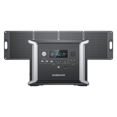 Dabbsson DBS1300 Portable Power Station+Dabbsson DBS120S Solar Panel