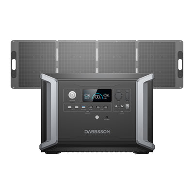 Dabbsson DBS2300 Portable Power Station+Dabbsson DBS210S Solar Panel