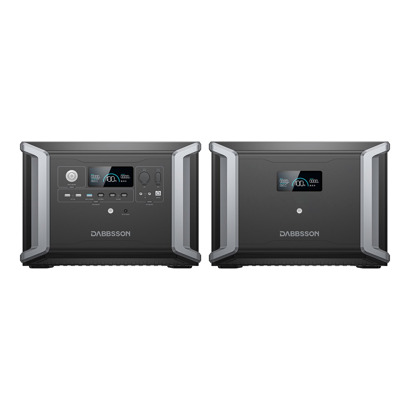 Dabbsson DBS2300 2200W Portable Power Station + 120W Solar Panel – LiFePO4, Used