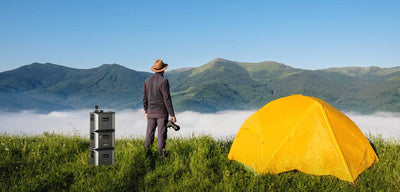 Dabbsson solar generator and portable power stationy let you worry about power problems when camping
